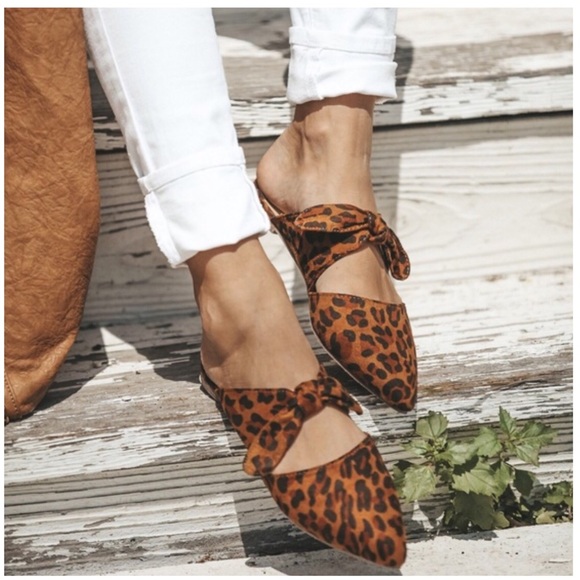 CLARRISA-Pointed Toe Tie Slides - Picture 5 of 8